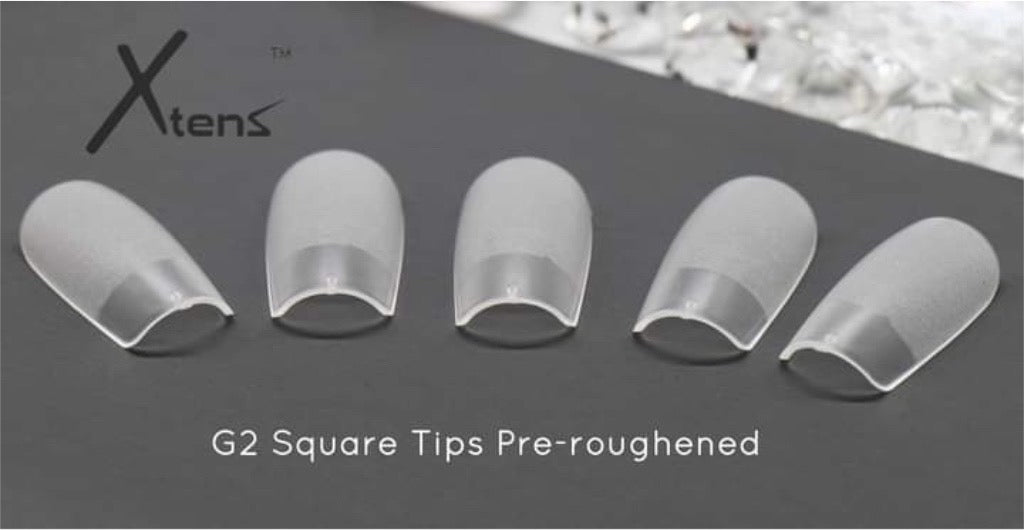 Clear G2 Pre- Roughened tips box