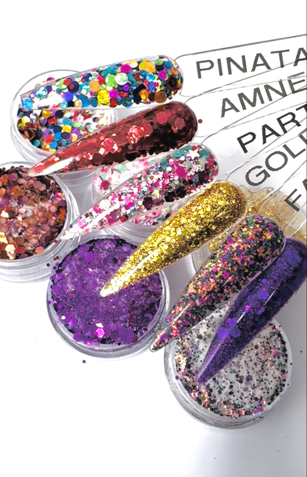 Glitter acrylic bundle B6
