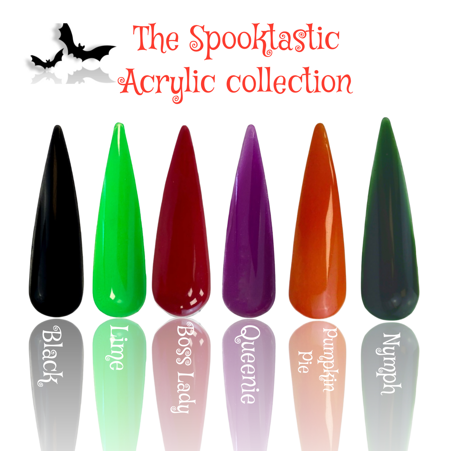 The Spooktastic Acrylic collection