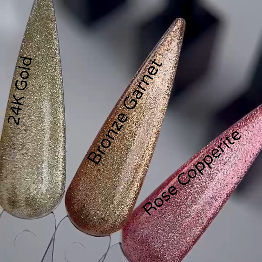 Bronze Garnet Cat Eye Gel