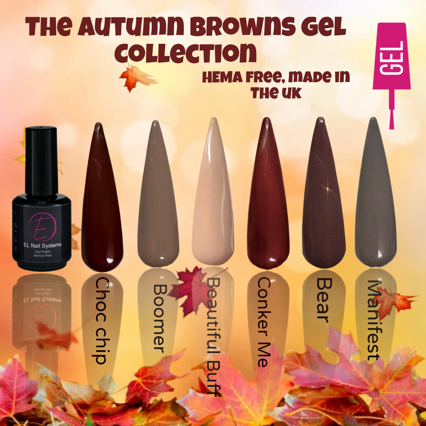 The Autumn Browns Gel Collection