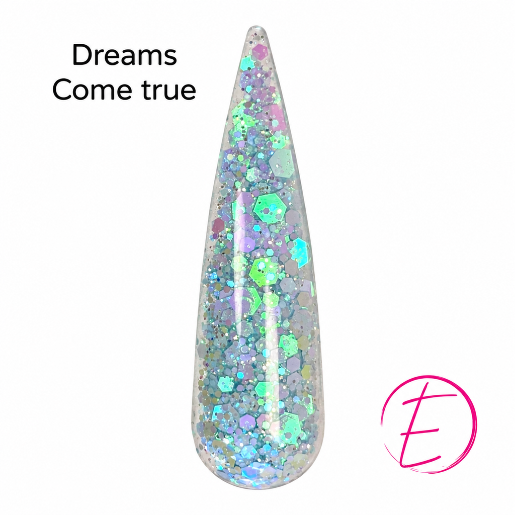 Dreams Come True Glitter Acrylic Powder