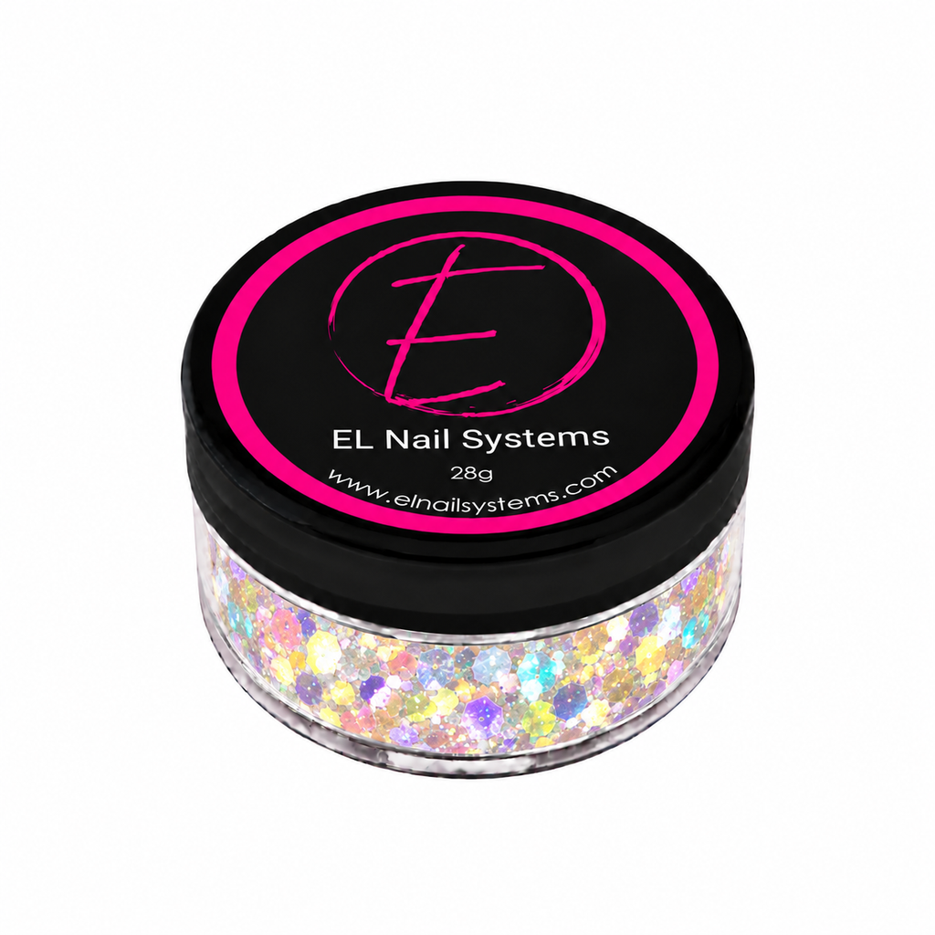 Rainbow Delight Glitter Acrylic Powder