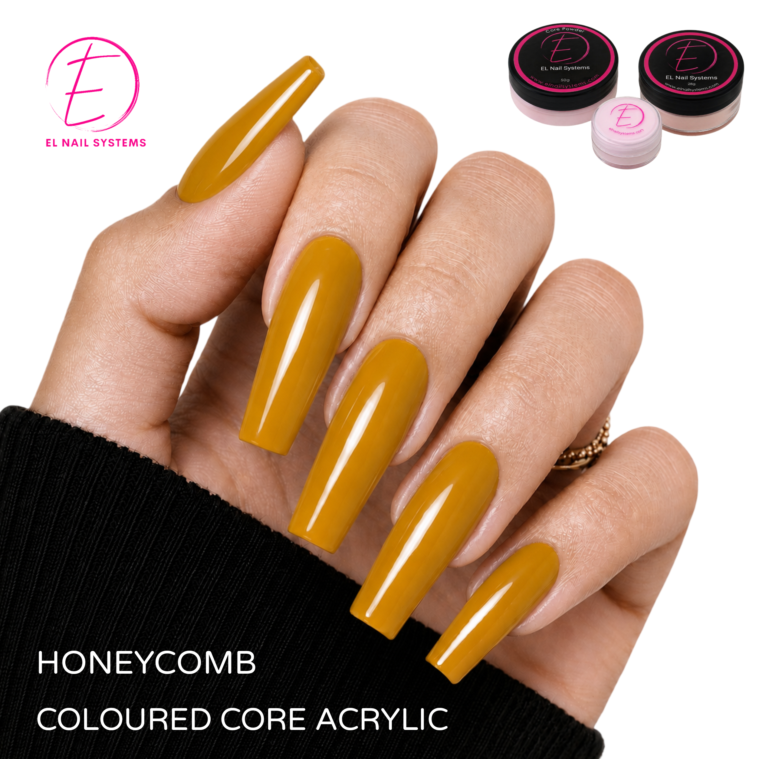 Coloured acrylic powder 10g pot