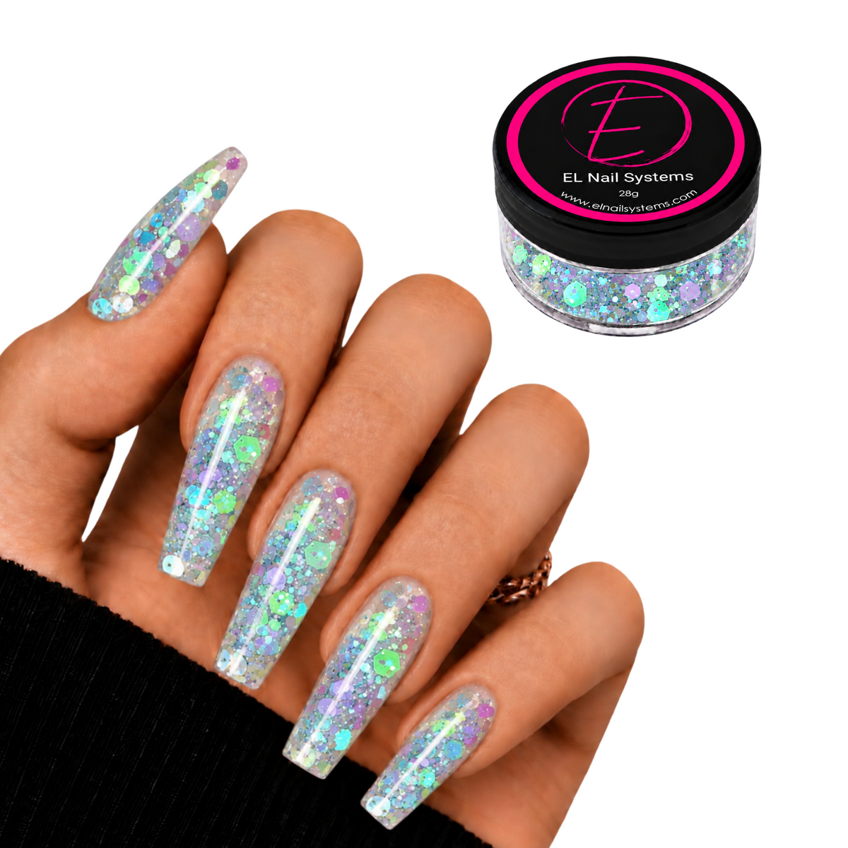 Dreams Come True Glitter Acrylic Powder