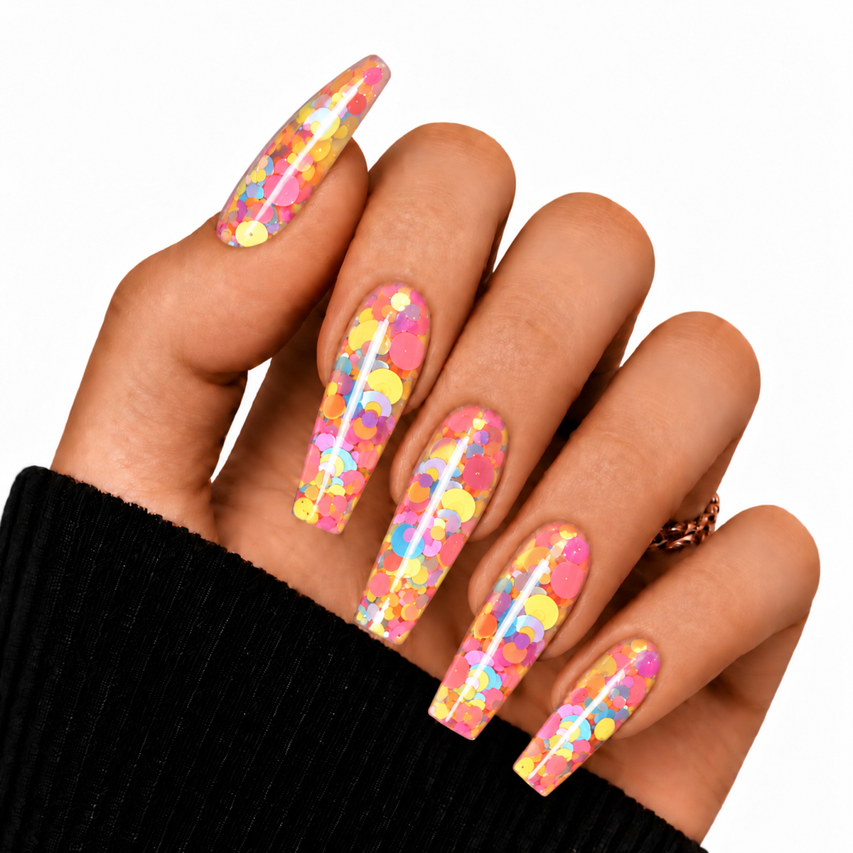 Party Popper Glitter Acrylic Powder