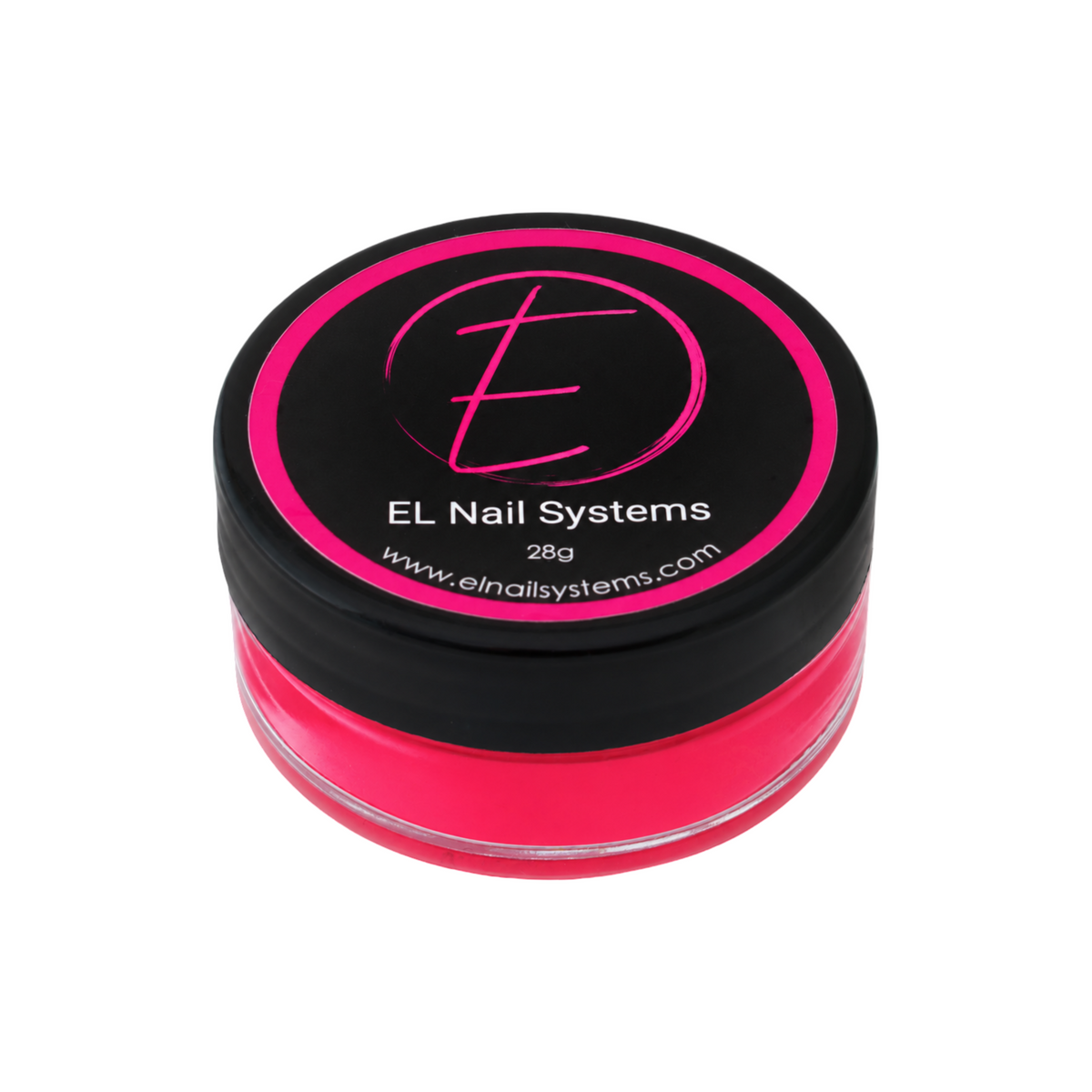Bubbalicious – Bright Hot Coral Pink Acrylic Powder