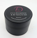 Rhinestone and 3D Texture Gel