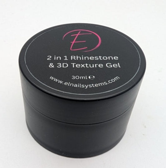Rhinestone and 3D Texture Gel