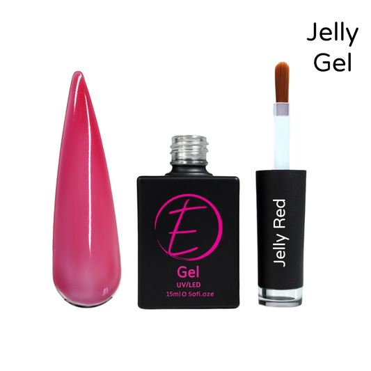 Jelly Red Gel Polish 15ml