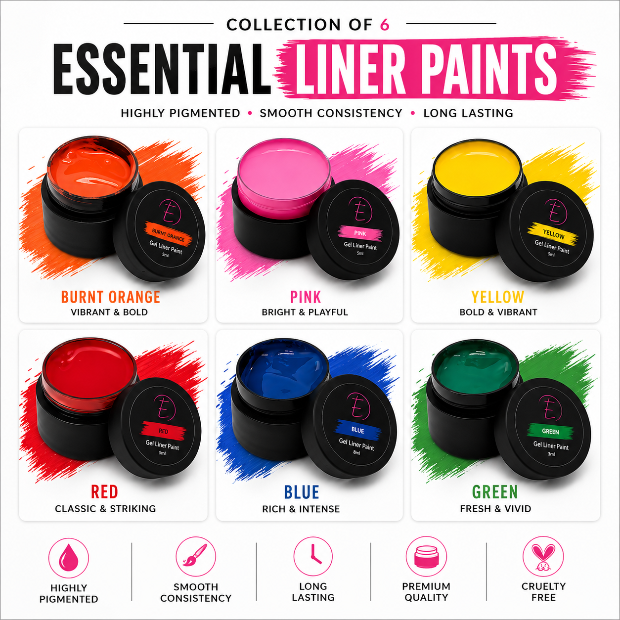Gel Liner Detail paint essentials collection
