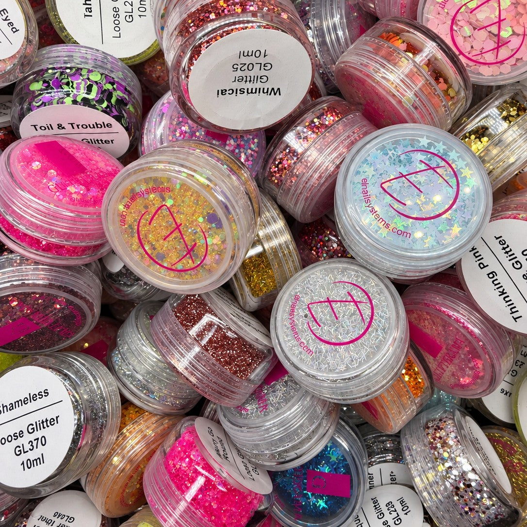 10 x Loose Nail Glitter Pots – Only £5