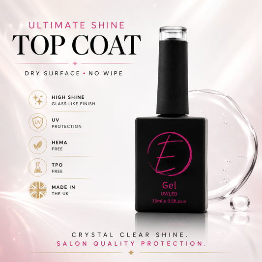 Gel Top Coat Clear - no wipe