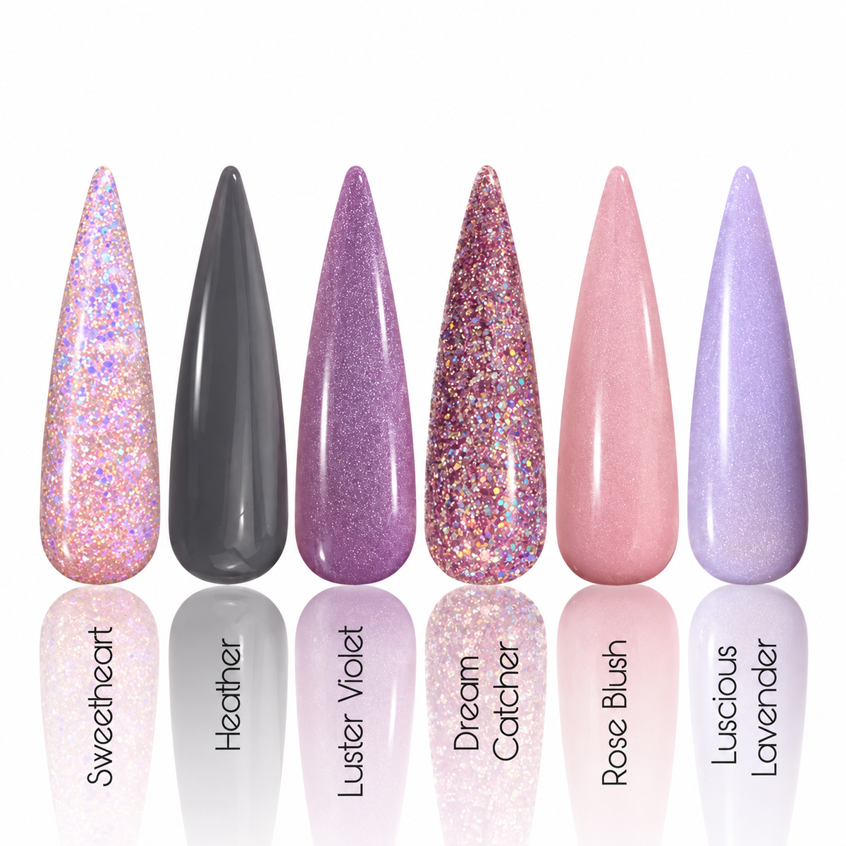 The Primrose Collection - 6 Acrylic Powders