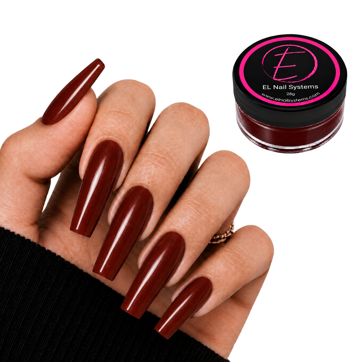Bordeaux Acrylic Powder