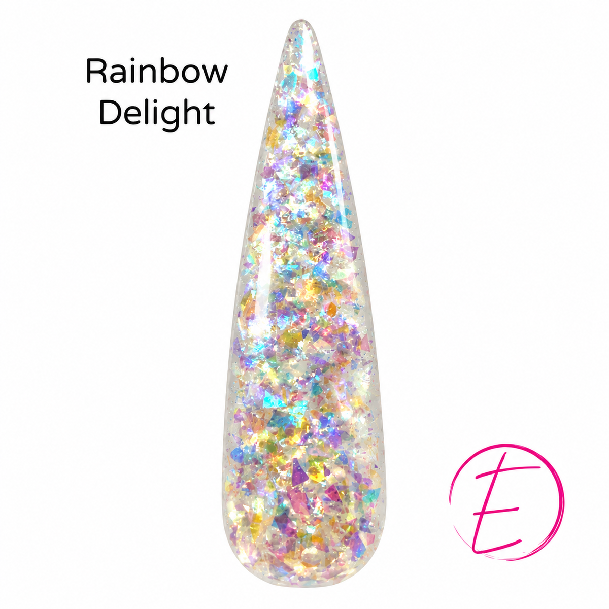 Rainbow Delight Glitter Acrylic Powder