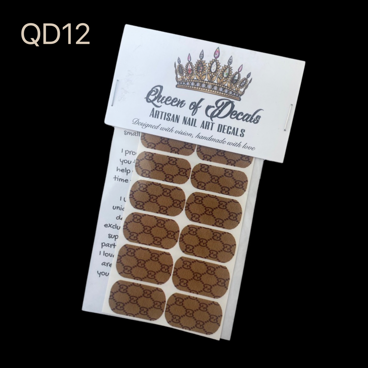 Queen of Decals QD12