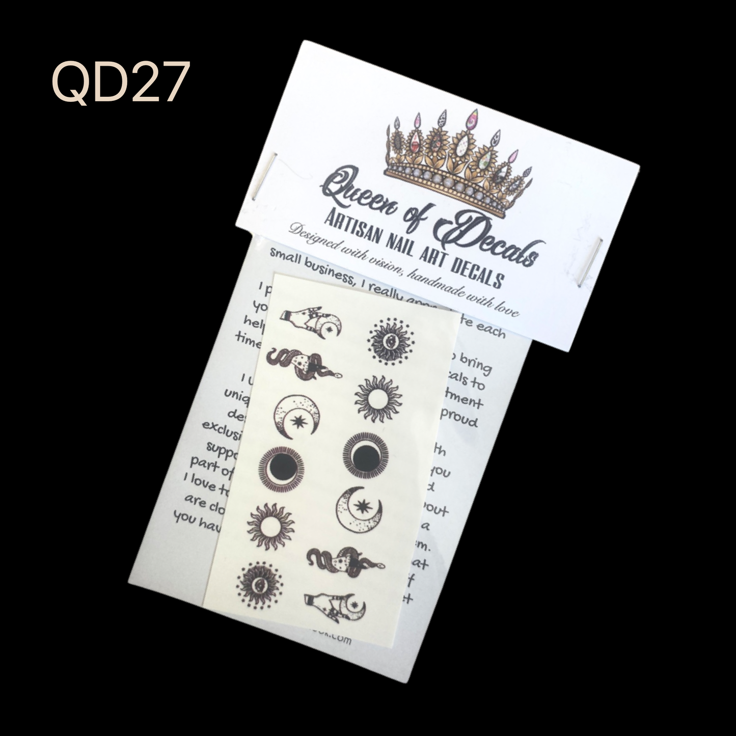 Queen of Decals QD27