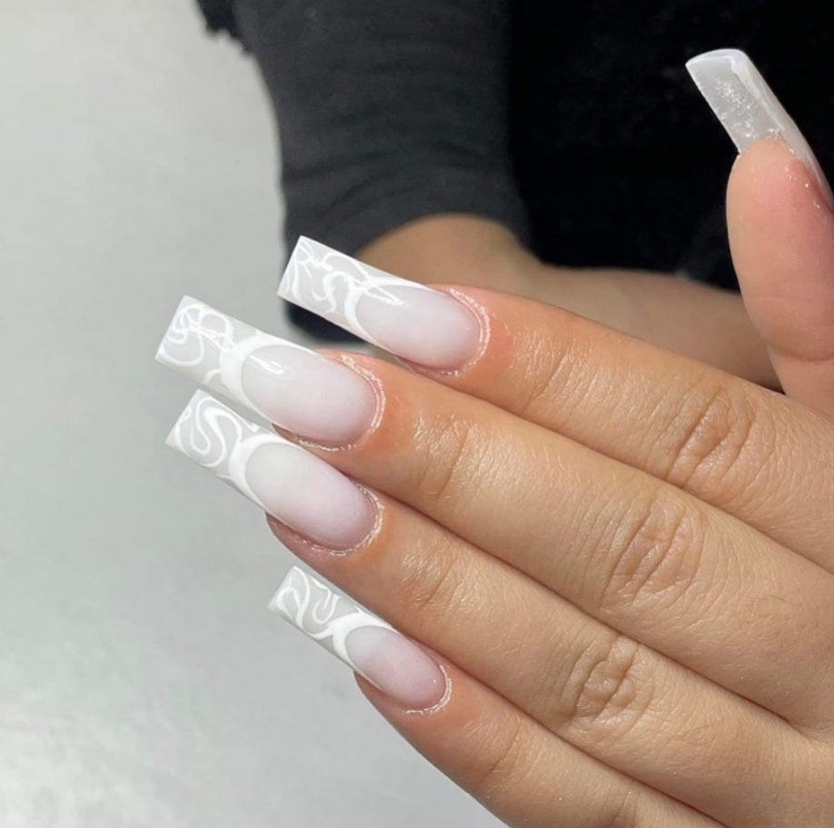 Soft sales white nails