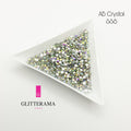 Glitterama Flat Backed Rhinestones - Crystal AB Size 8