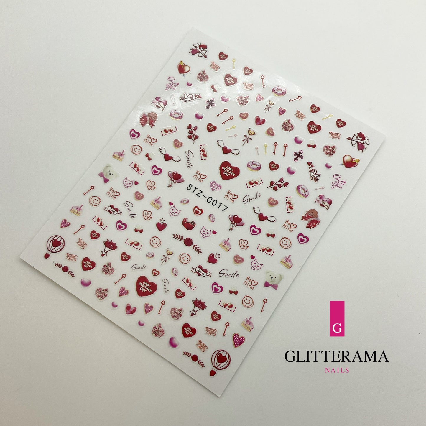 Nail Stickers - Hearts 007