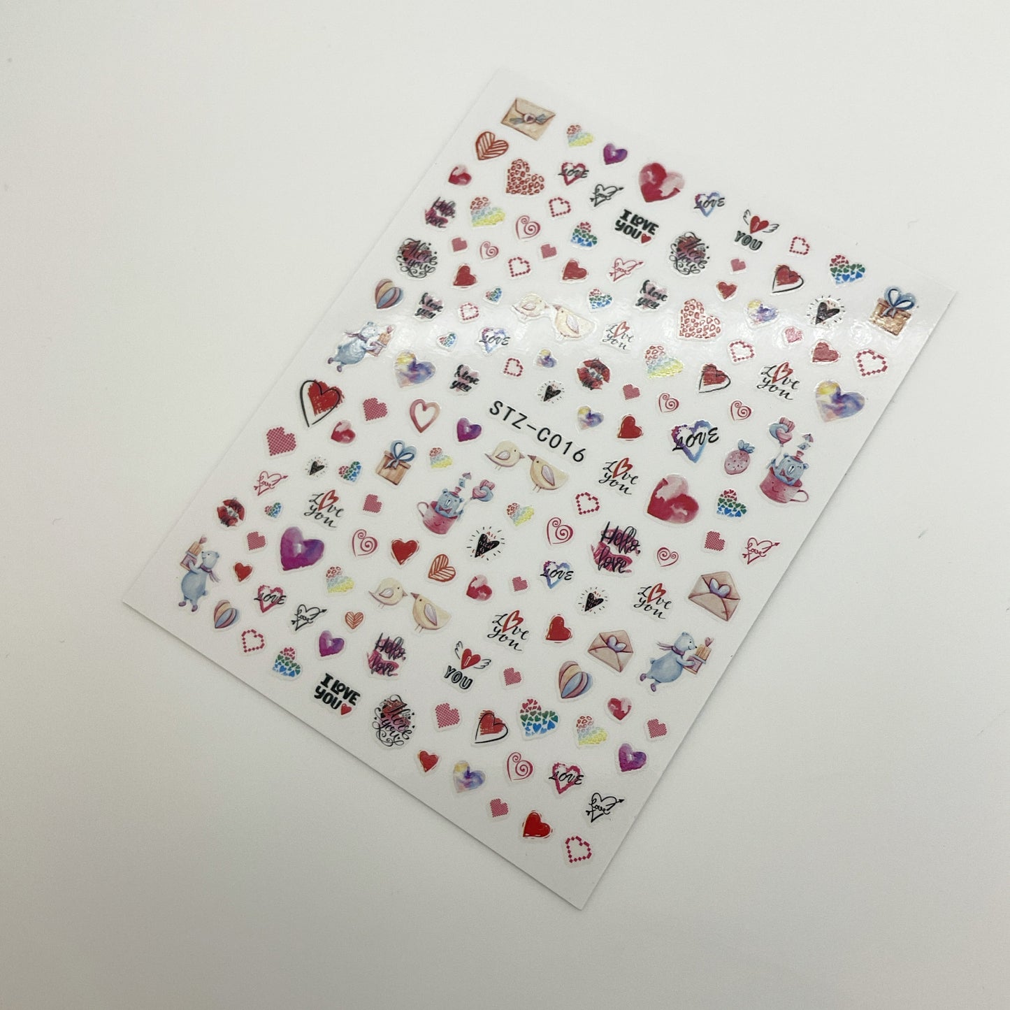 Nail Stickers - Hearts 006